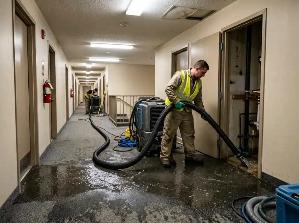 multi-unit-apartment-hallway-f-005 — frequently asked questions, Emergency Burst Pipe Water Extraction & Removal in Lathrup…